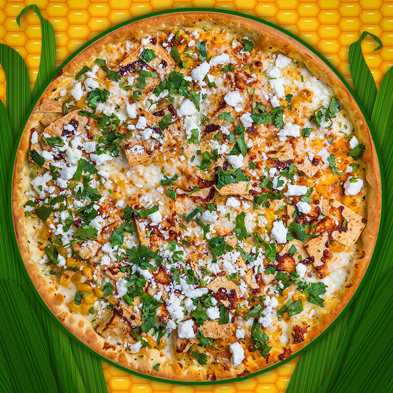 Street Corn pizza