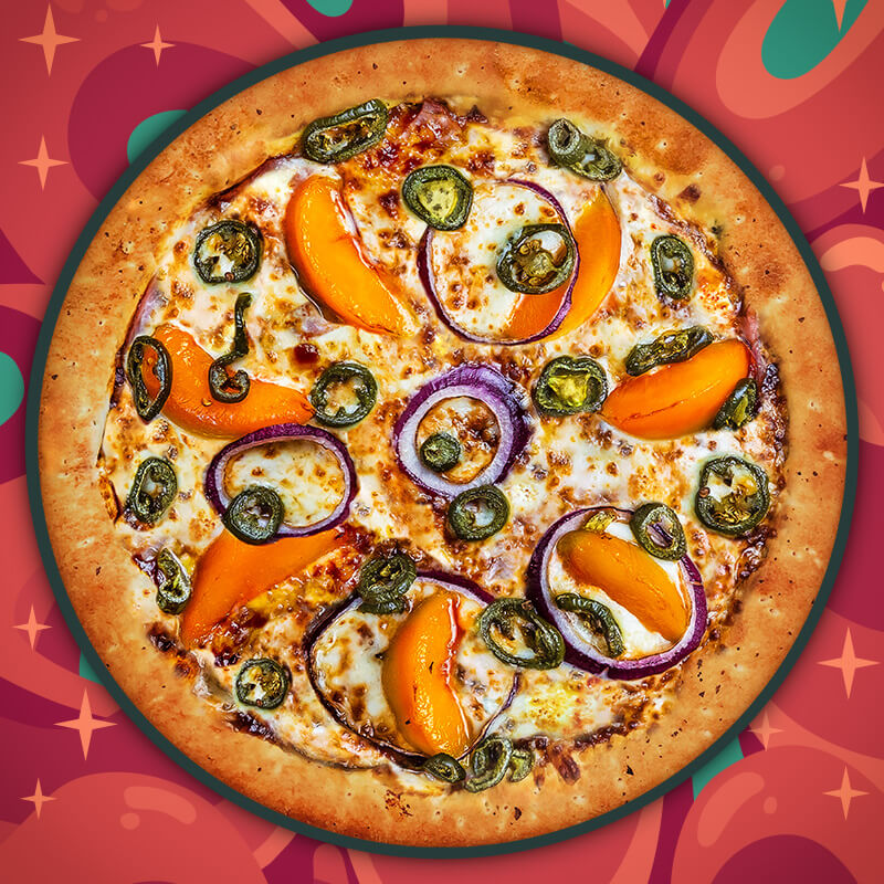 Peachy Keen pizza