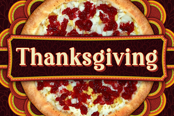 Thanksgiving pizza